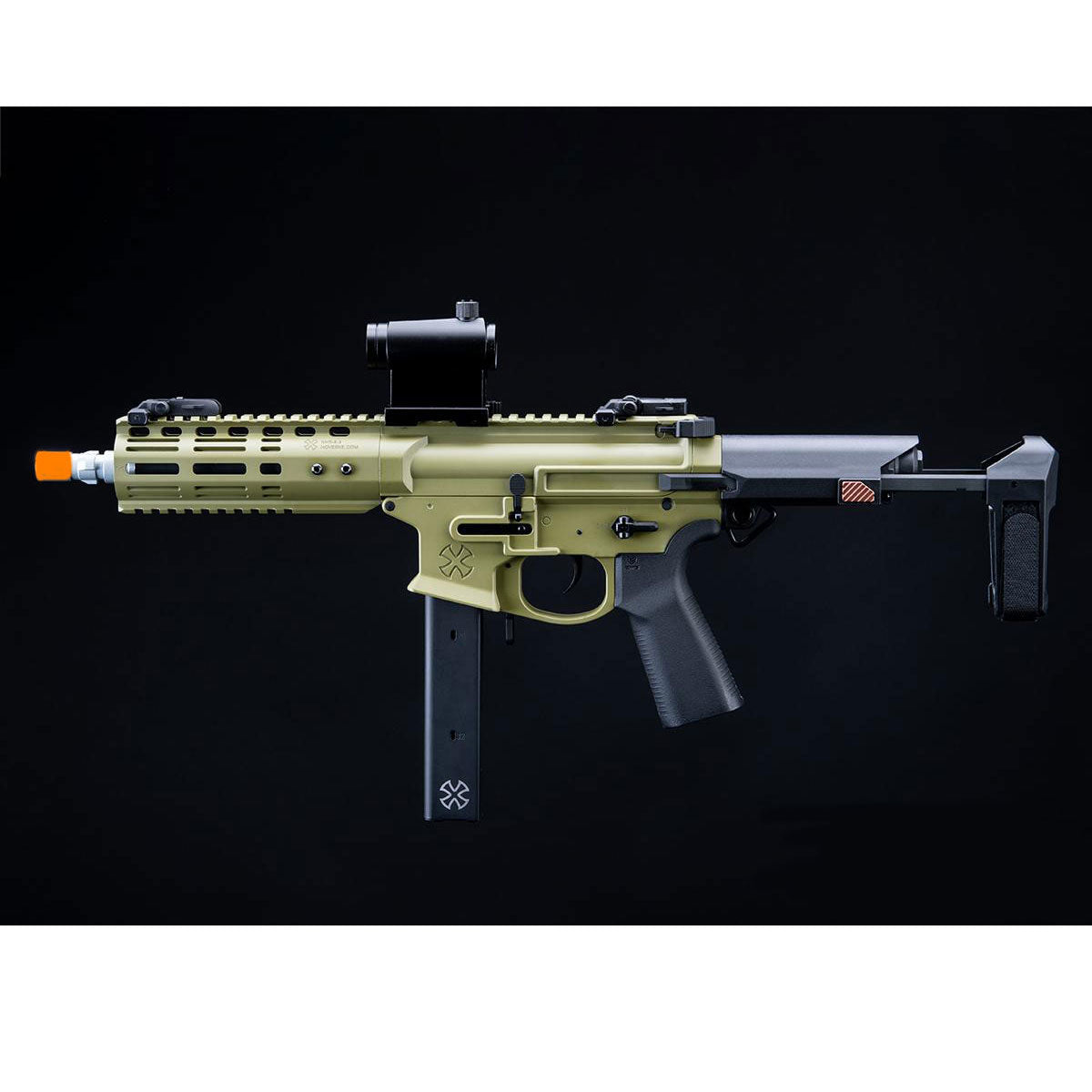 EMG Noveske 8.5" Gen4 Space Invader Airsoft Rifle - Bazooka Green