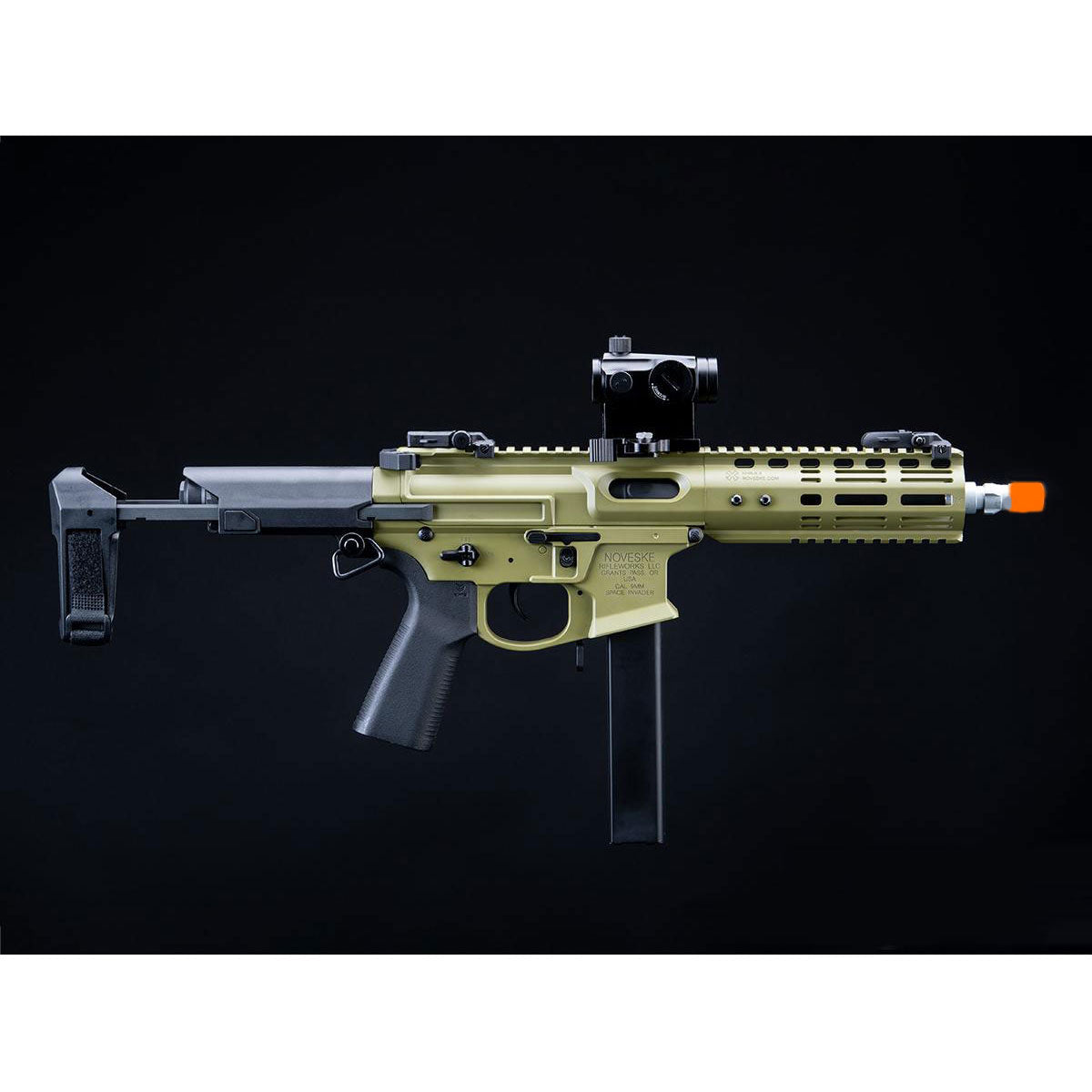 EMG Noveske 8.5" Gen4 Space Invader Airsoft Rifle - Bazooka Green