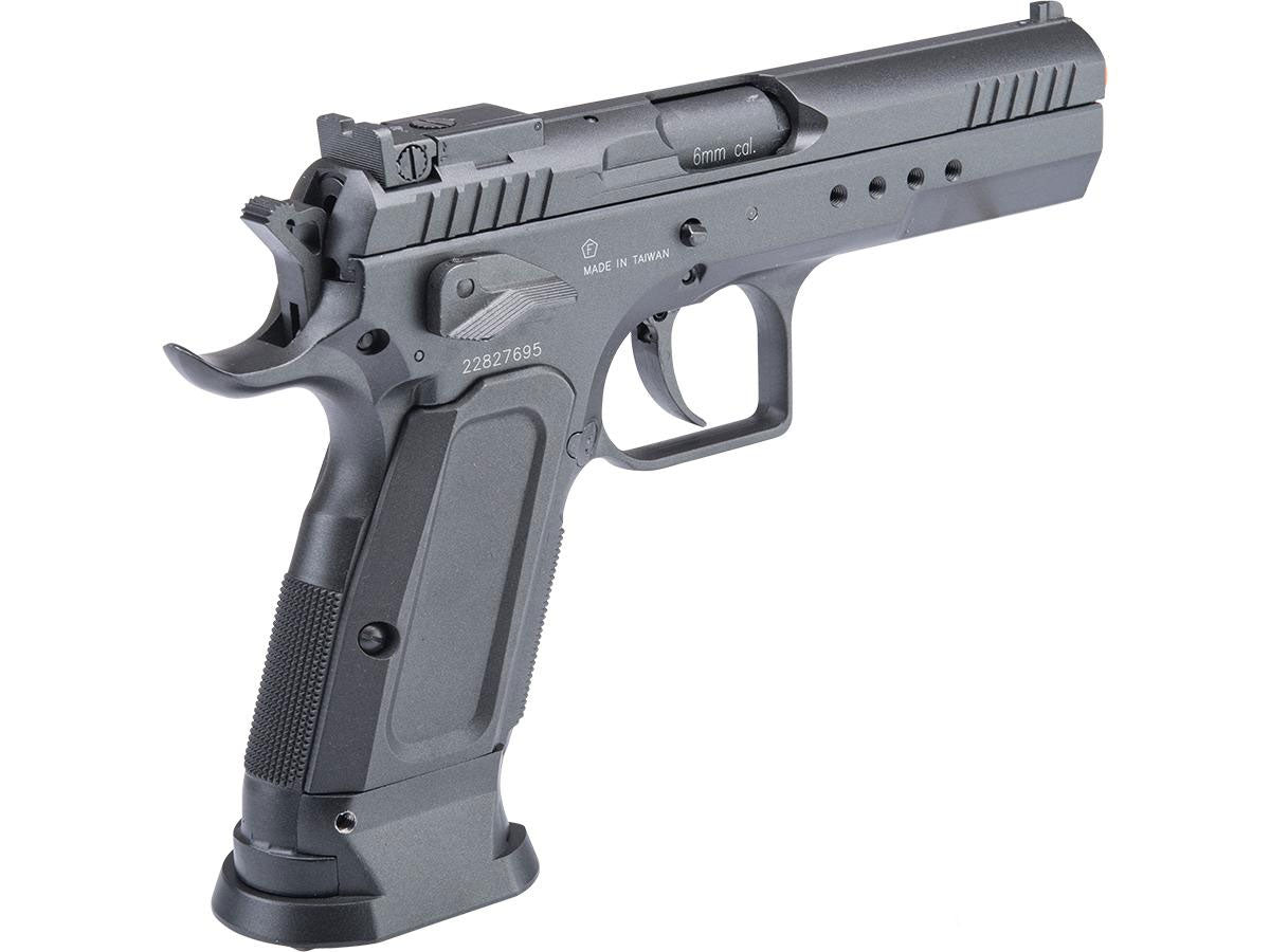 Cybergun Tanfoglio Licensed Limited Edition Custom Airsoft GBB Pistol by KWC - Black
