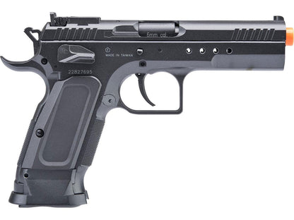 Cybergun Tanfoglio Licensed Limited Edition Custom Airsoft GBB Pistol by KWC - Black