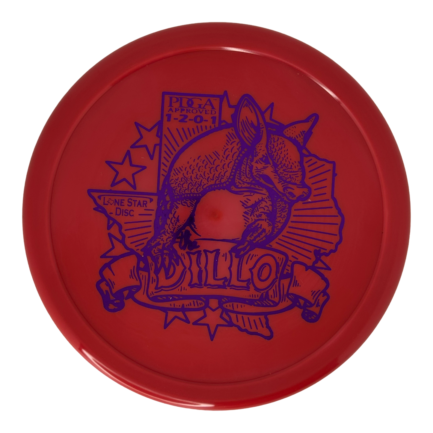 Lone Star Disc Alpha Armadillo Putter Disc - Artist Stamp