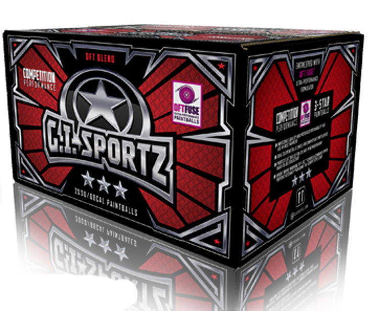 2000 G.I. Sportz 3 Star Paintballs - Yellow Fill - G.I. Sportz