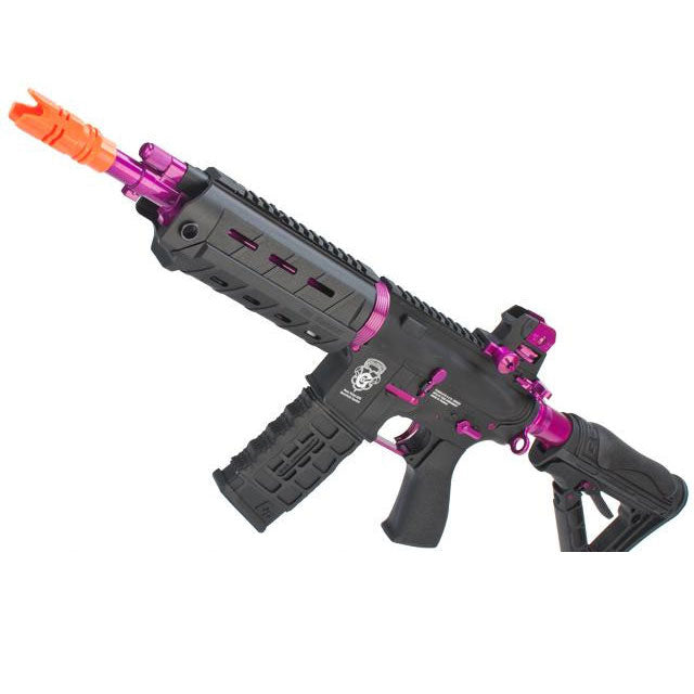 G&G GR4 G26 Airsoft Electric Blowback AEG Rifle - Black / Pink