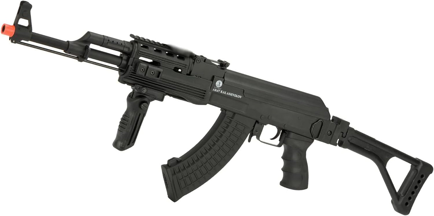 CYMA Kalashnikov Fully Licensed 60th Anniversary Edition Full Metal AK47 Tactical Airsoft AEG - Black