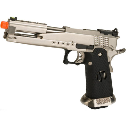 AW Custom AW-HX2201 Gold Standard IPSC Gas Blowback Airsoft Pistol - Silver