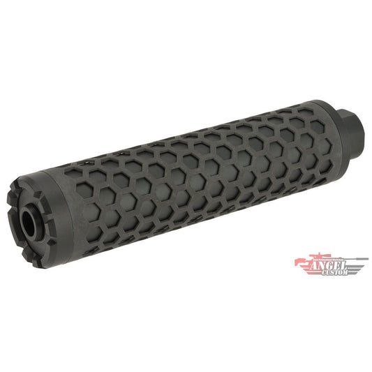 Angel Custom HIVE Airsoft Barrel Extension (160mm / 14mm Neg.) - Black