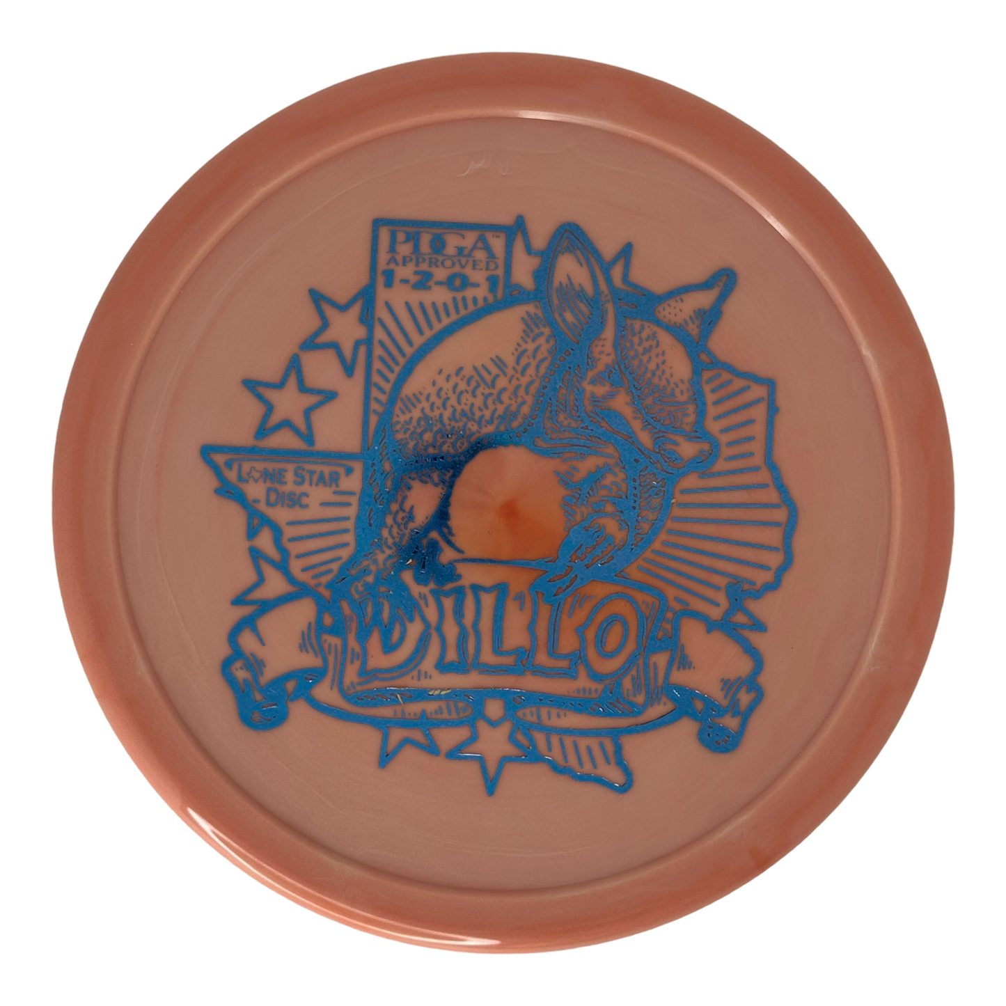 Lone Star Disc Bravo Armadillo Putter Disc - Artist Stamp