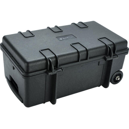 EMG "Carry-On" Equipment Rolling Case w/ Customizable Grit Foam - Black