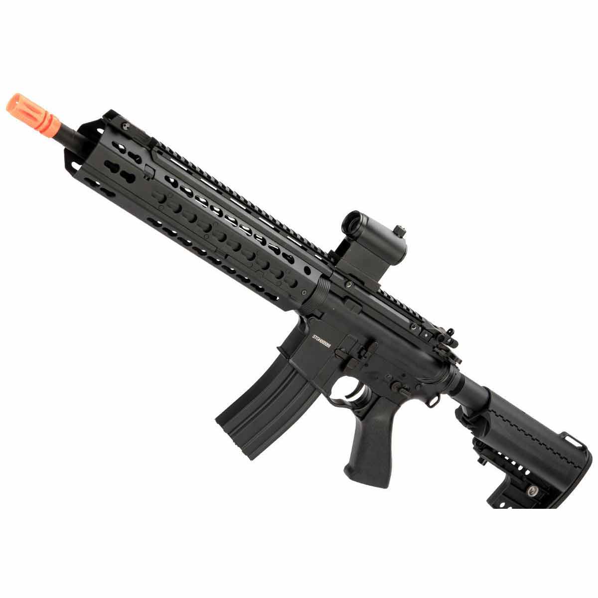 CYMA Sport Keymod-S Full Metal M4 Airsoft AEG - Black - 14" Barrel - 12.5" RIS