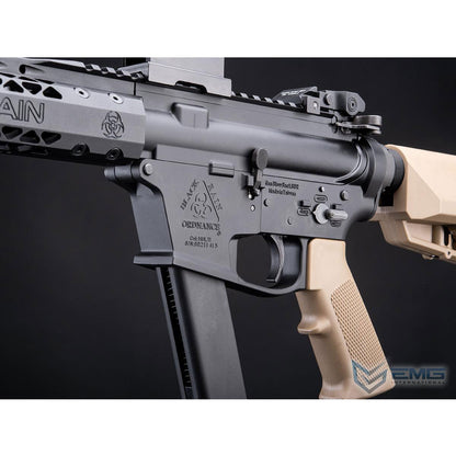 EMG Black Rain Ordnance BRO 9mm Gas Blowback Airsoft Rifle - Carbine - Black & Tan