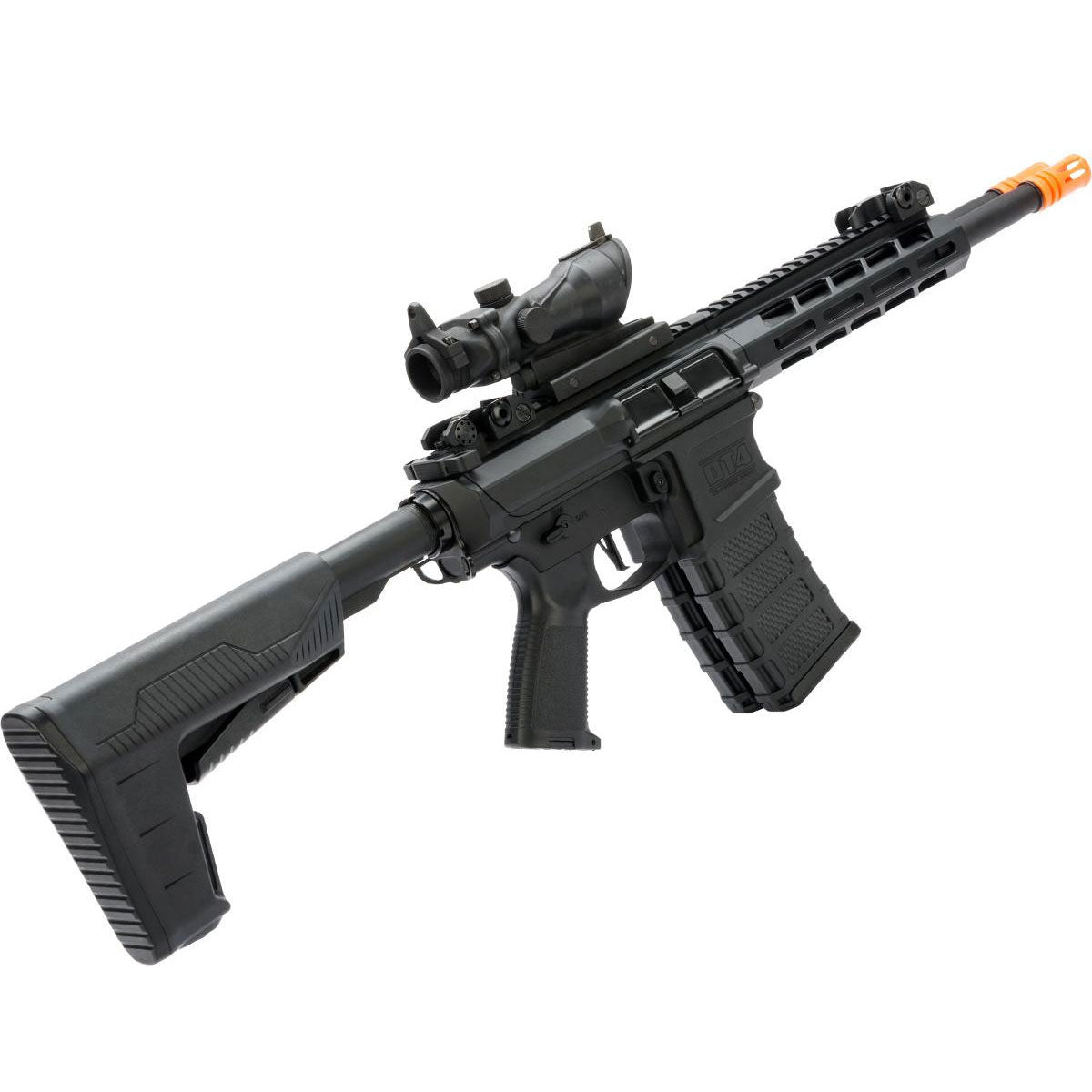 Classic Army DT-4 Double Barrel M4 Carbine Airsoft AEG Rifle - Black