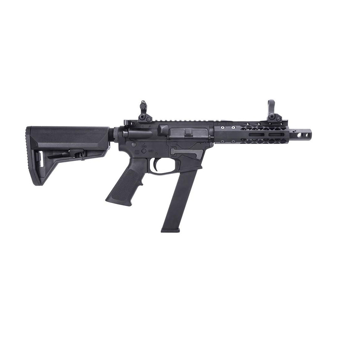 EMG Black Rain Ordnance BRO 9mm Gas Blowback SBR Airsoft Rifle - Black