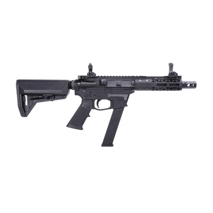 EMG Black Rain Ordnance BRO 9mm Gas Blowback SBR Airsoft Rifle - Black