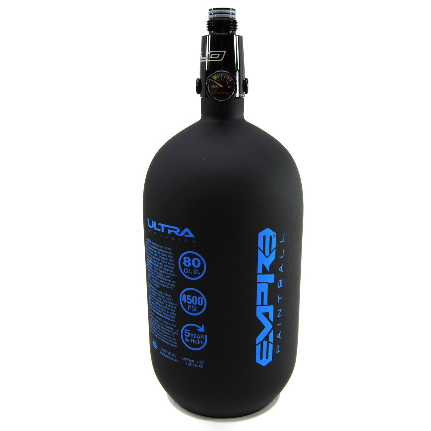 Empire Ultra Light 80ci/4500psi HPA Tank w/ FLO Regulator