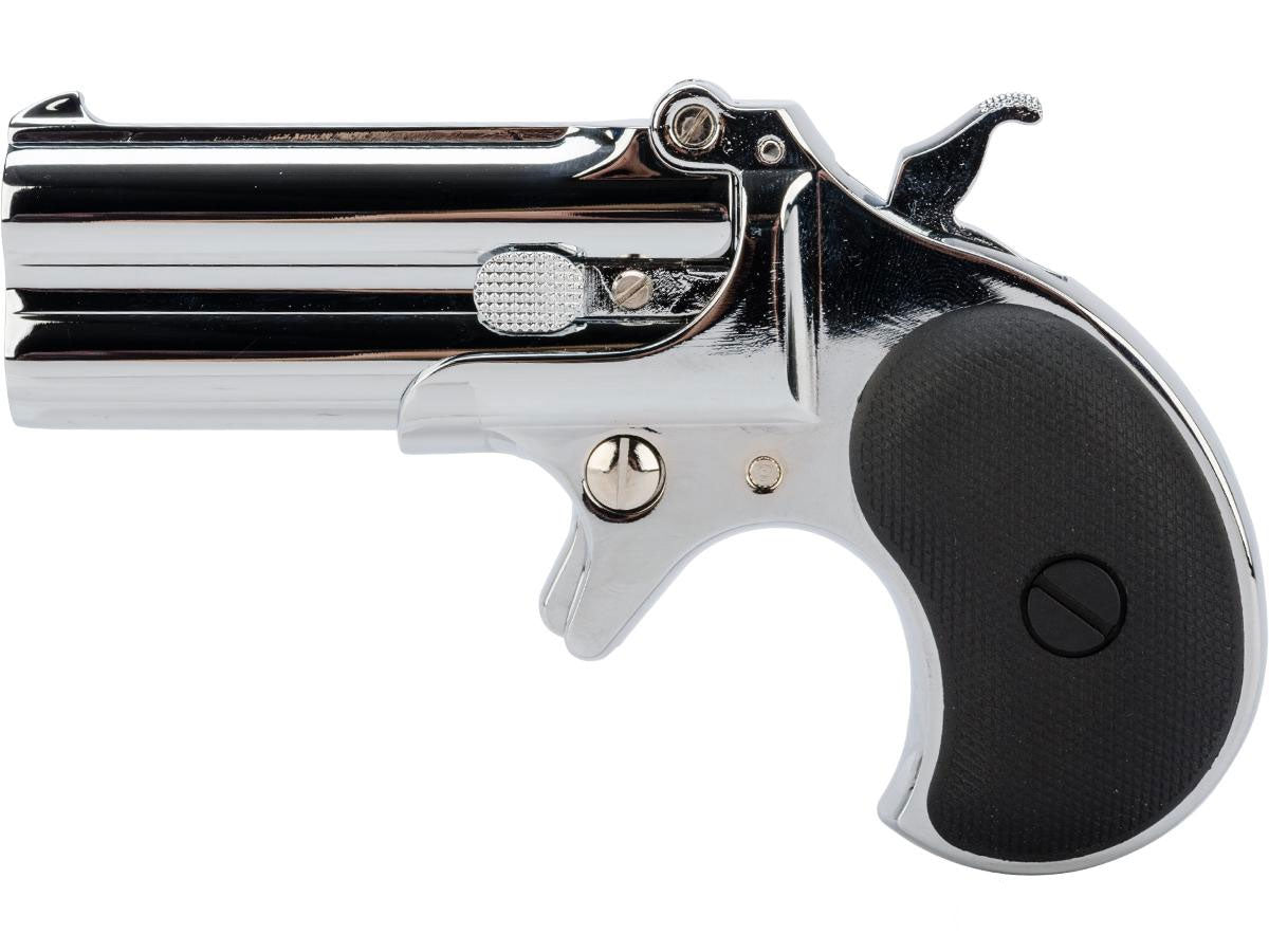 Maxtact Gas Powered Full Metal Derringer Airsoft Double Barrel Pistol