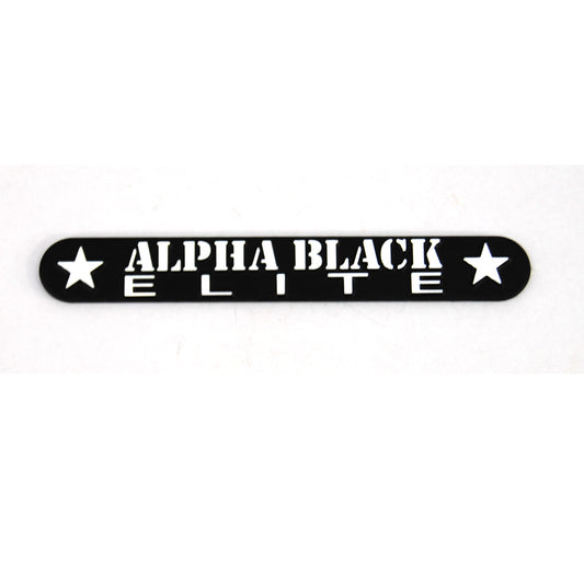 Tippmann US Army Alpha Black Elite Name Plate
