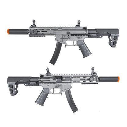 King Arms PDW 9mm SBR Airsoft AEG Rifle w/ M-LOK - Grey