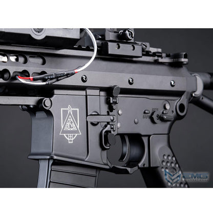 EMG Helios Knights Armament Company PDW M2 Sportsline G2 Airsoft AEG - Black - Metal Receiver