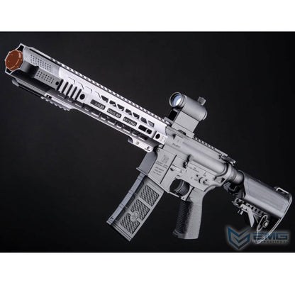 EMG SAI GRY Gen. 2 Forge Style Receiver AEG Training Rifle w/ JailBrake Muzzle and GATE ASTER Programmable MOSFET - SBR - Grey