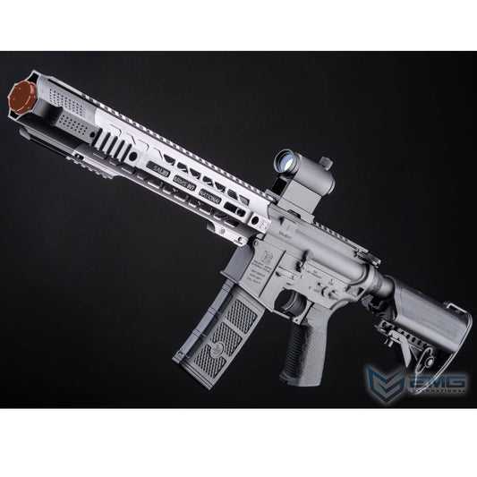 EMG SAI GRY Gen. 2 Forge Style Receiver AEG Training Rifle w/ JailBrake Muzzle and GATE ASTER Programmable MOSFET - SBR - Grey
