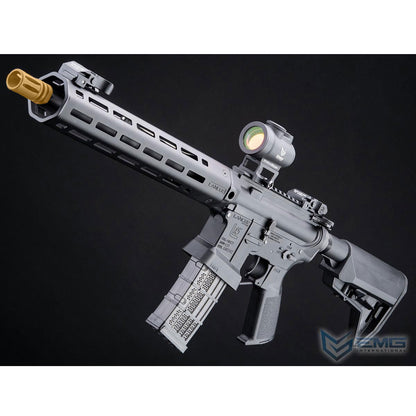 EMG Lancer Systems Licensed L15 Defense Airsoft AEG Rifle with Black 12" Handguard