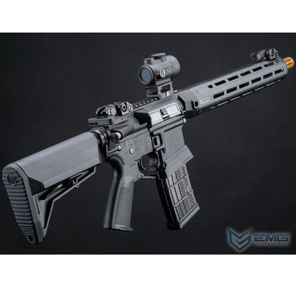 EMG Lancer Systems Licensed L15 Defense Airsoft AEG Rifle - Carbon Fiber Handguard - 12"