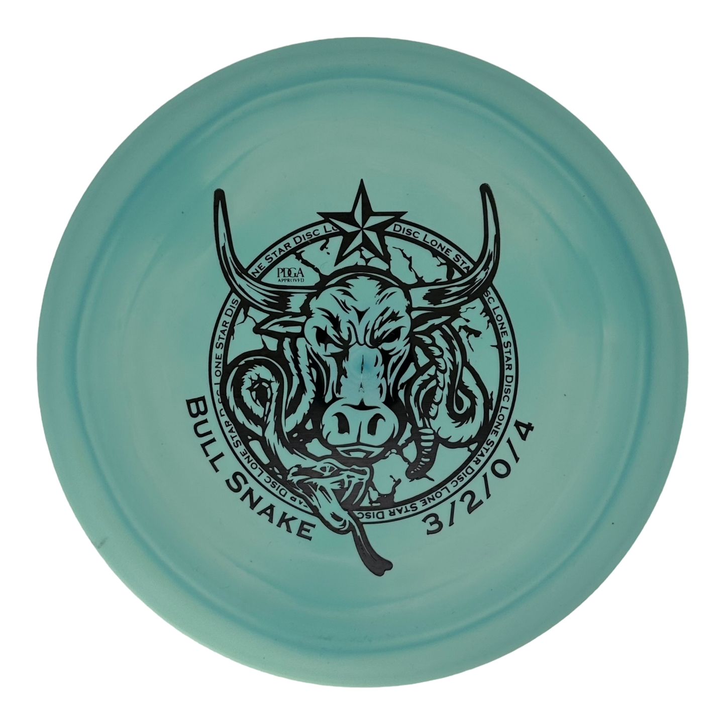 Lone Star Disc Victor 1 Bull Snake Putter Disc - Artist Stamp