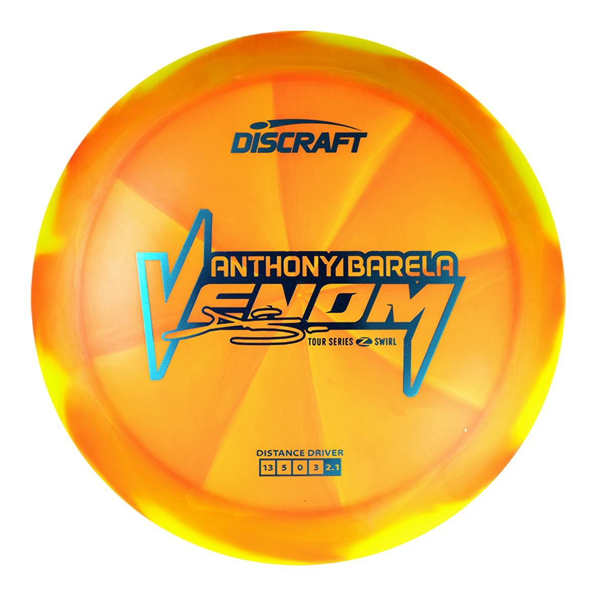 Discraft Z Swirl Venom Disc - Anthony Barela 2025 Tour Series