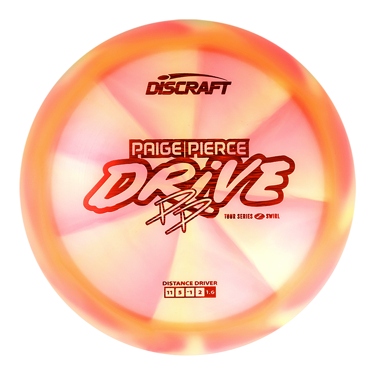 Discraft Z Swirl Drive Disc - Paige Pierce 2025 Tour Series