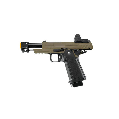Arcturus Vanguard 4.3" HI-CAPA GBB Airsoft Pistol w/ Optic Ready Slide & Compensator