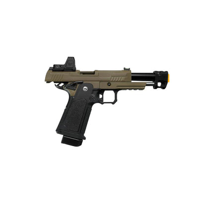 Arcturus Vanguard 4.3" HI-CAPA GBB Airsoft Pistol w/ Optic Ready Slide & Compensator