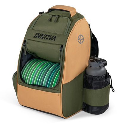 Innova Adventure Disc Golf Backpack - Olive/Khaki