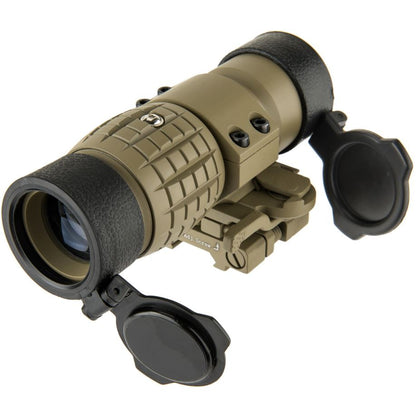 Lancer Tactical 1 - 3x Adjustable Magnifier w/ QD Mount - Tan