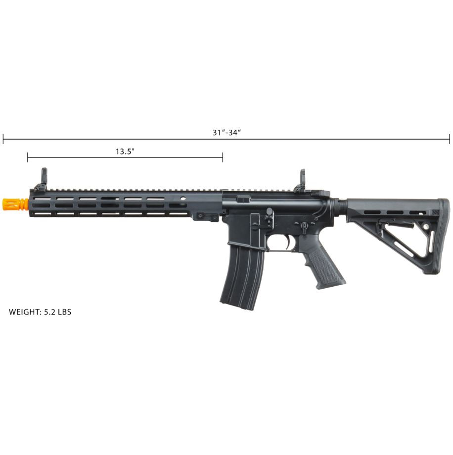 Classic Army URGI MK16 MWS 14" GBBR Gas Blowback Airsoft Rifle - Black