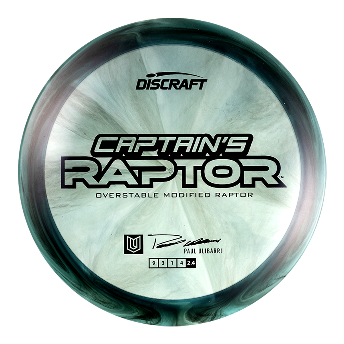 Discraft Paul Ulibarri 2025 Z Swirl Captain's Raptor Golf Disc