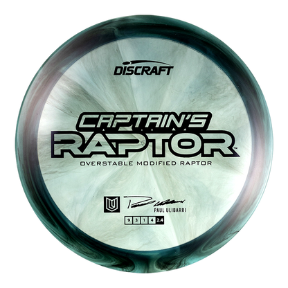 Discraft Paul Ulibarri 2025 Z Swirl Captain's Raptor Golf Disc
