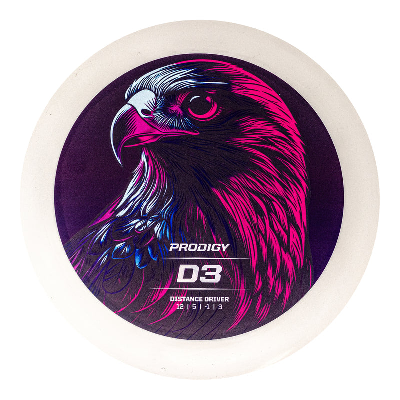 Prodigy D3 Distance Driver Disc - 200 Plastic - Retroflight Seres Color Print