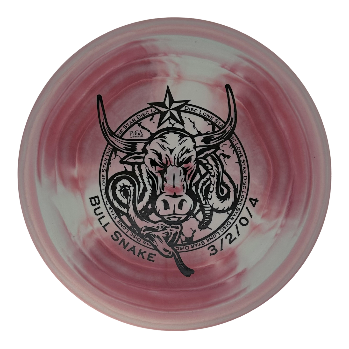 Lone Star Disc Victor 1 Bull Snake Putter Disc - Artist Stamp