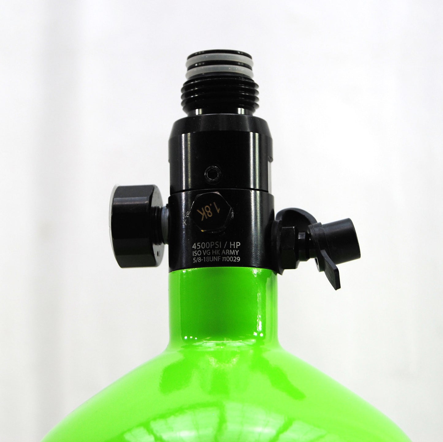 Used HK Army Compressed Air 68ci/4500psi Tank - Lime