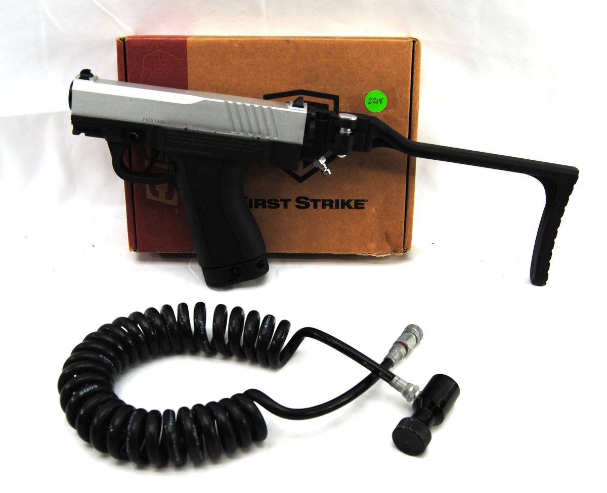 Used First Strike FSC Pistol - Silver/Black