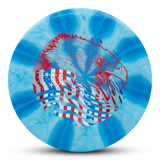 Dynamic Discs Fuzion Burst Escape Disc - Screaming Eagle Stamp