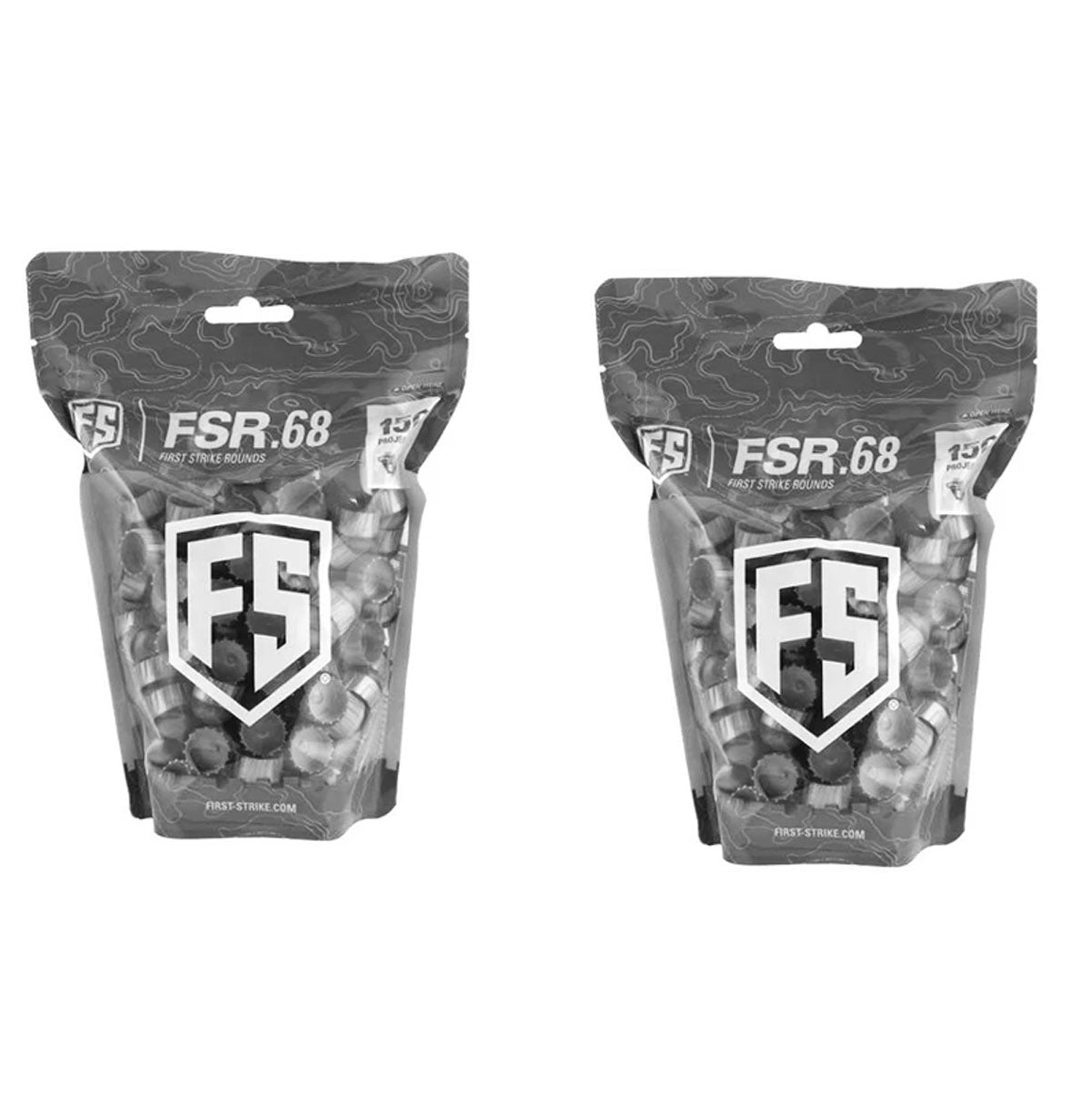 FSR First Strike Rounds - 300 Count - Smoke/Silver - White