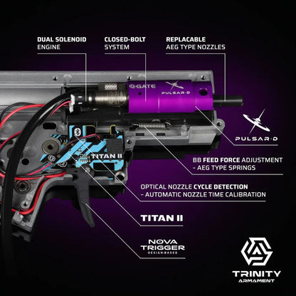 Trinity Armament Alpha Carbine 11.5" HPA w/ Gate Titan II BT & Pulsar D