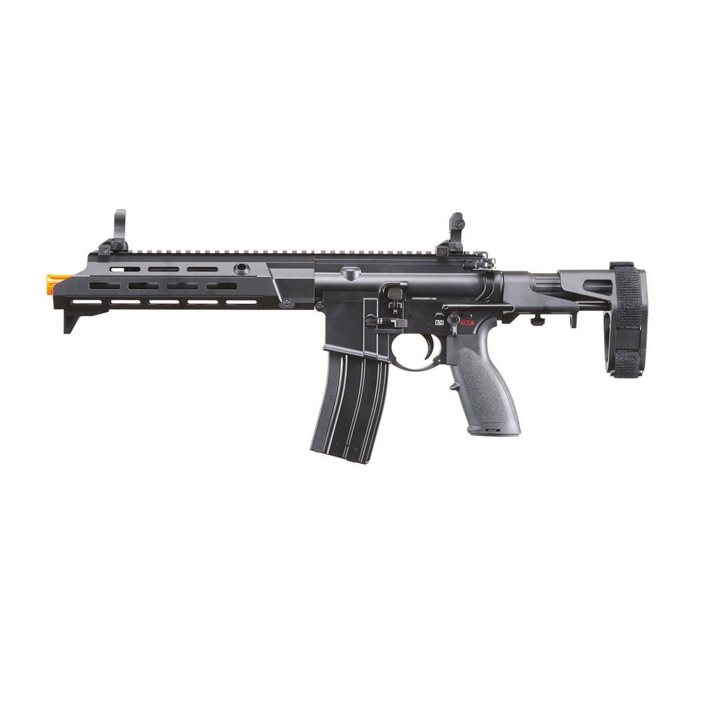 Golden Eagle GBBR Airsoft Rifle w/ 11" M LOK Handguard and Mock Amplifier - Black