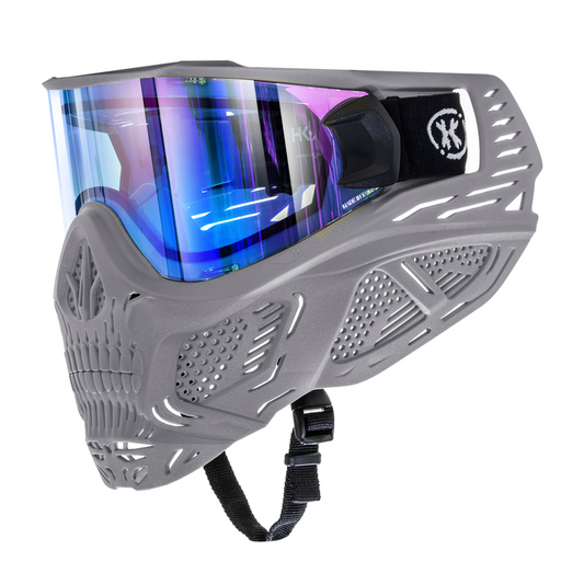 HSTL Skull Goggle "Crypt" - Grey w/ Ice Lens