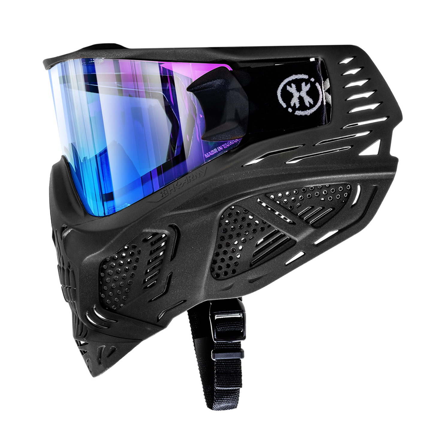 HSTL Skull Goggle "Reaper" - Black w/ Ice Lens