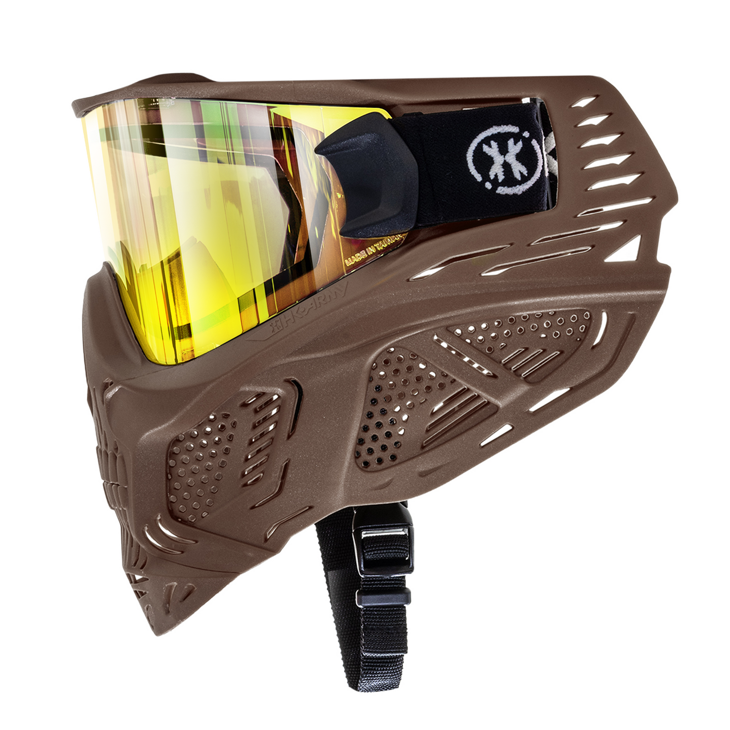 HSTL Skull Goggle "Sandman" - Tan w/ Gold Lens