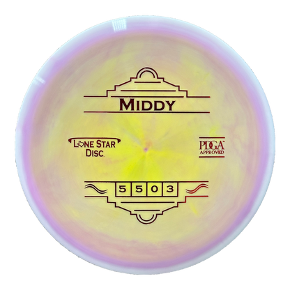 Lone Star Disc Alpha Middy Midrange disc - Stock Stamp