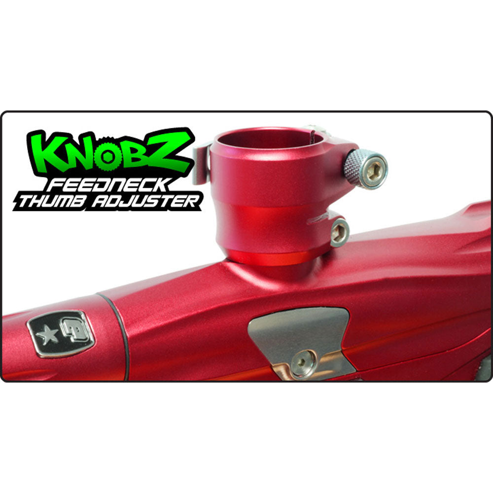 TechT Knobz Feedneck Thumb Adjuster for EGO/ETEK/GEO - Blue