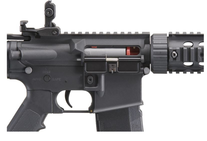 Lancer Tactical Gen 2 M4 SD Carbine Airsoft AEG Rifle w/ Mock Suppressor - Black